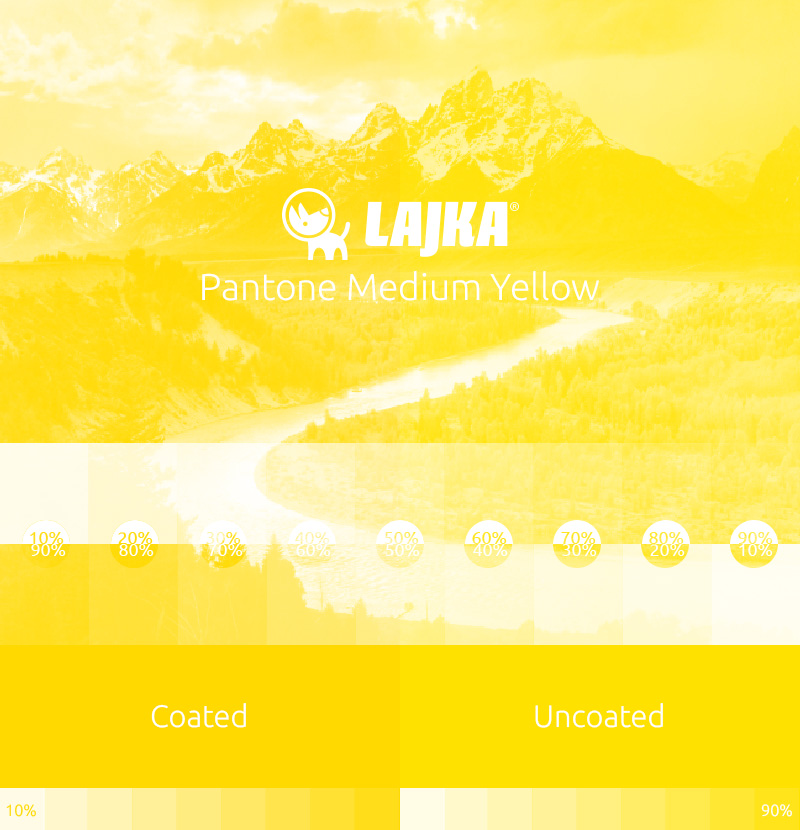 Pantone Medium Yellow