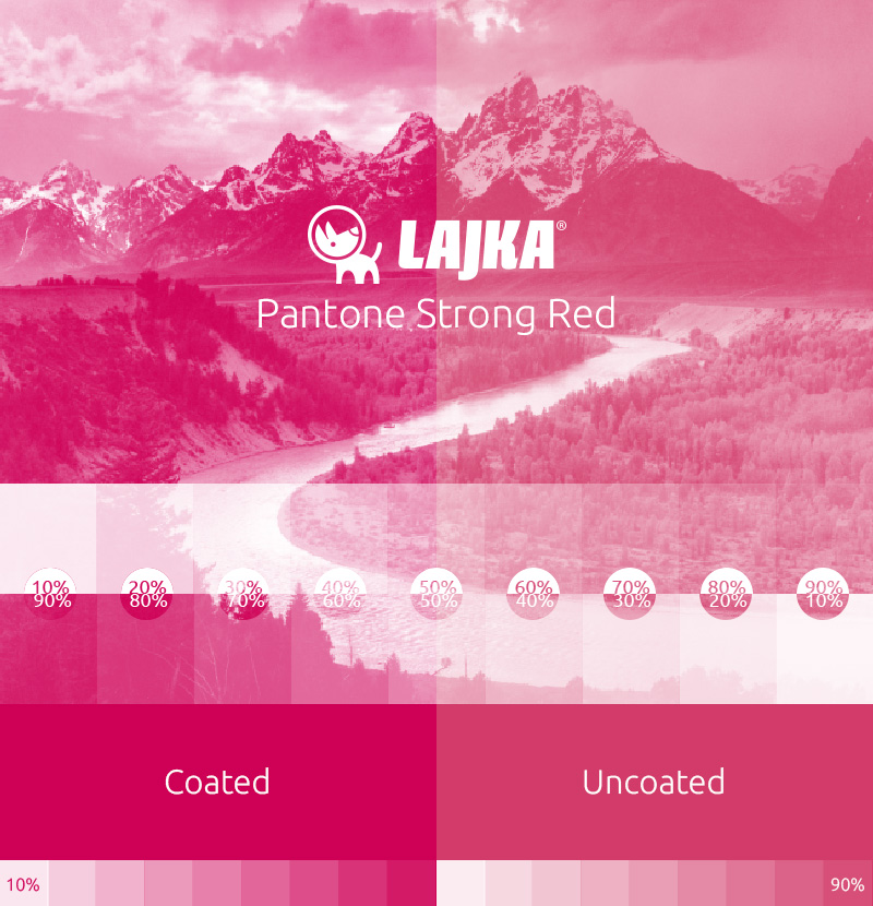Pantone Strong Red