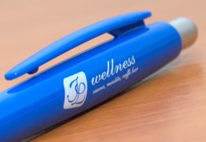 Modré prepisovačky pre JL Wellness