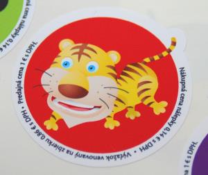 Samolepka s tigrom