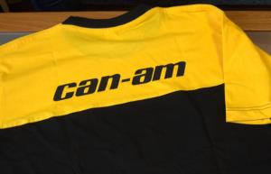 Dvojfarebné tričko s bundami a šiltovkou Can-Am Bratislava