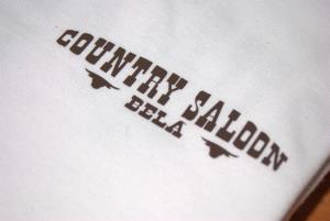Krémové tričká s flexom pre country salón v Belej