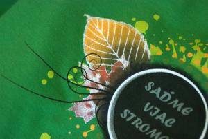 Detail sieťotlače
