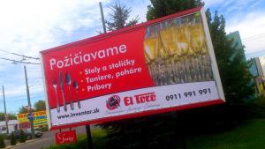 Billboard na požičovňu