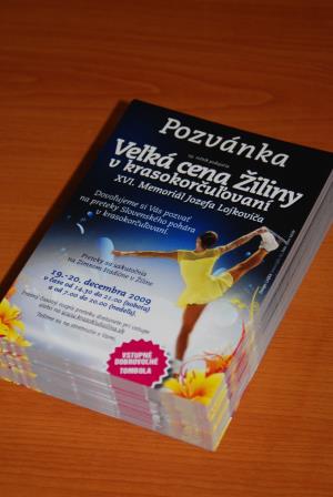Pozvánky na Veľkú cenu Žiliny 2009