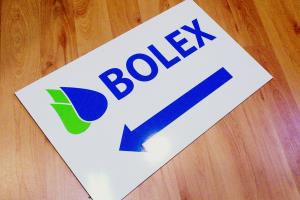 Reklamná tabuľa Bolex s navigáciou
