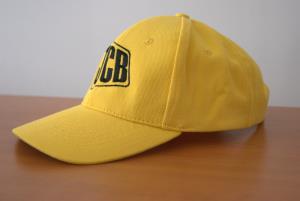 Bavlnené žlté šiltovky JCB