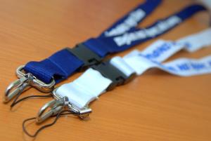 Biele a modré šnúrky Diamond Gym Žilina