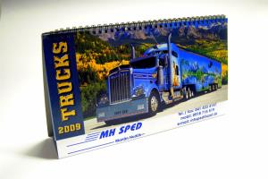 Kalendár Trucks pre špedičku MH Sped