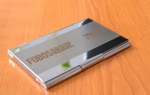 Kovové vizitkáre Fobos Group Piešťany