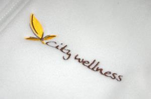 Detail výšivky wellness centra z Košíc
