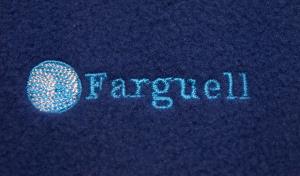 Detail výšivky firmy Farguell