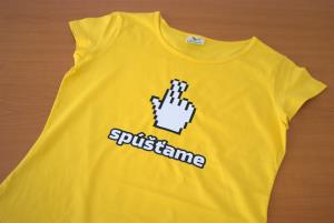 Dámske aj pánske trička Spúšťame