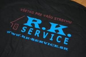 Čierne a biele tričká RK Service