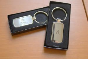 Kovové prívesky na kľúče pre Hotel Kaloin