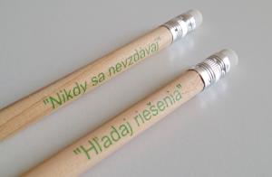 Drevená ceruzka s motivačnými textami