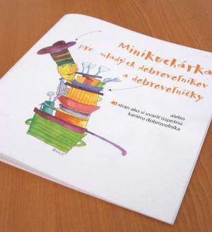 Informačné brožúry Minikuchárky pre mladých dobrovoľníkov