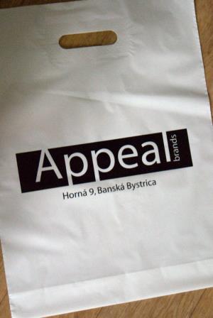 Biela igelitová taška Appeal Banská Bystrica