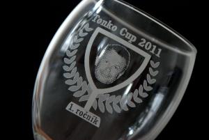 Poháre na víno k príležitosti konania udalosti Tonko Cup 2011