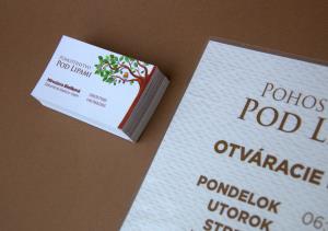 Okrem vizitiek sme pohostinstvu dodali aj otváracie hodiny