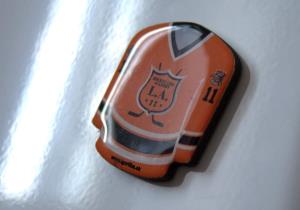 Magnetka v tvare hokejového dresu pre Hockey Liba Academy