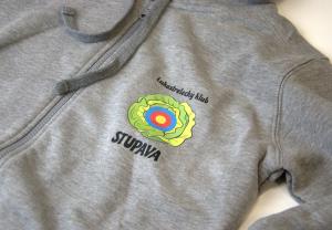 Mikina so zapínaním na zips pre Lukostrelecký klub Stupava