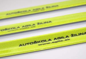 Reflexný pásik pre Autoškolu AGILA Žilina