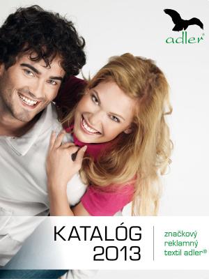 Katalóg s reklamným textilom Adler 2013