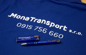 Pánske polokošele pre firmu MonaTransport Veľké Kostoľany
