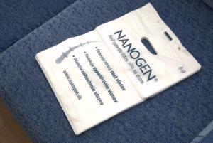 Mikroténové tašky pre firmu NANOGEN Bratislava