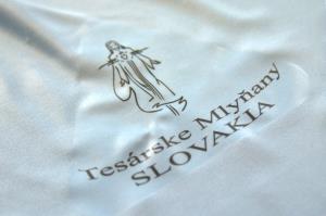 Polyesterové šatky s potlačou pre Obec Tesárske Mlyňany