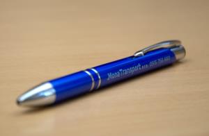 Guľôčkové kovové pero s tampoprintovou potlačou