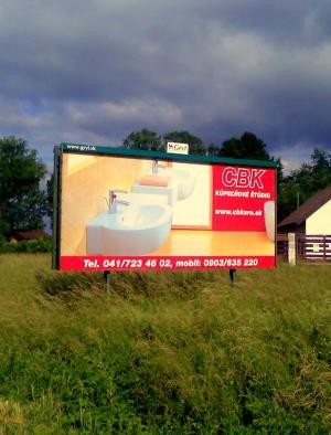 Detail billboardovej plochy