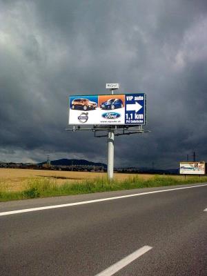 Navigačný bigboard pre VIP auto Žilina