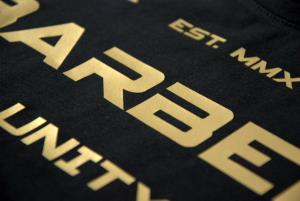 Detail potlače na bavlnenom tričku