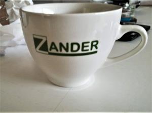 Šálka na espresso s potlačou loga firmy ZANDER Ružomberok