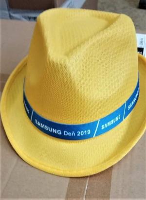 Polyesterový klobúk s potlačou na Samsung deň