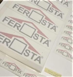 Výroba papierových samolepiek pre firmu FEROSTA Žilina