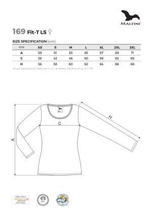 Veľkostná tabuľka tričko Malfini Fit-T LS 169