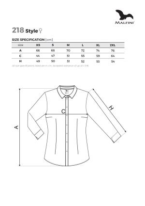 Veľkostná tabuľka košeľa Malfini Style 218