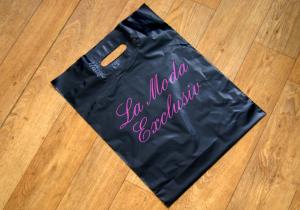 Čierne PE tašky pre La Moda Exclusiv