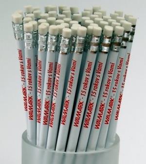 Biele ceruzky Wallmark k oslave 15. výročia