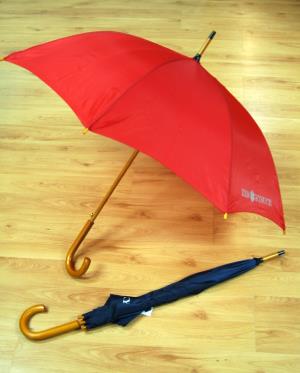 Dáždnik červený a modrý