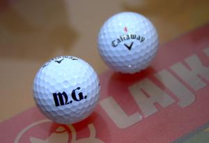 Priama tlač na golfové loptičky Callaway