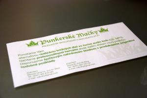 Leták do DL obálky Punkerské mačky