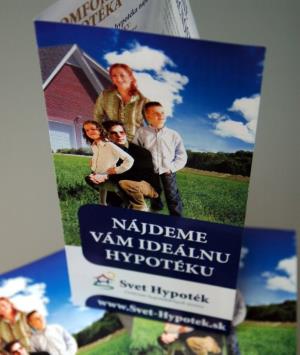 Leták A4 plnofarebný pre Svet Hypoték