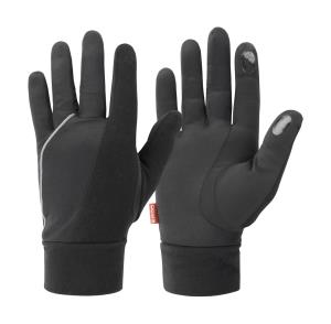 Bežecké rukavice Elite, 101 Black
