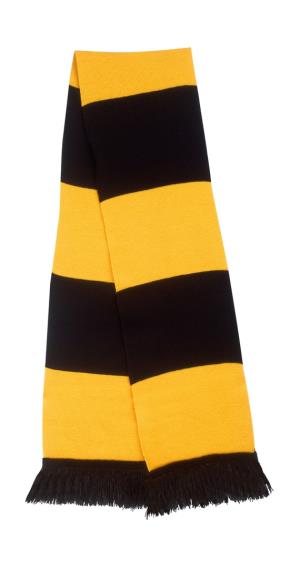 Pletený šál, 152 Black/Gold