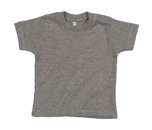 Tričko pre bábätká, 119 Heather Grey Melange Organic