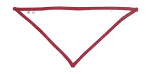 Podbradník, 054 White/Red